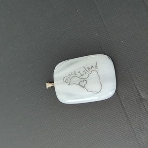 Block island glass pendant